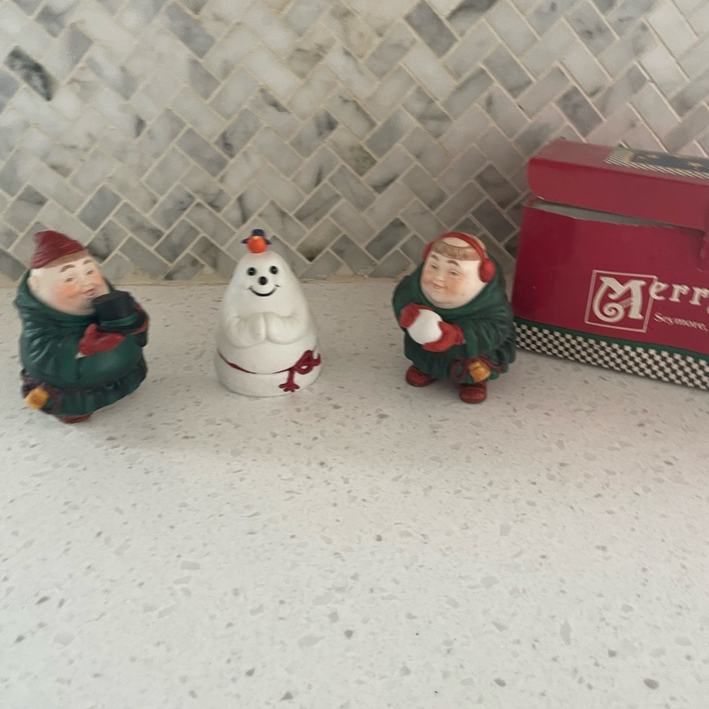Merry Makers Dept 56 Seymore, Siegfried & The Snowman with Box